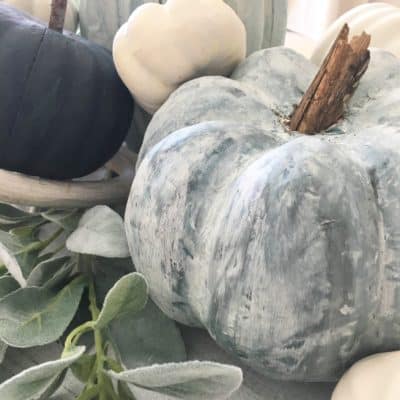 Painted Fall Pumpkins with Country Chic Paint