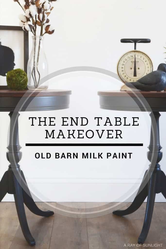 The End Table Makeover
