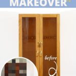 old gun cabinet before and after makeover