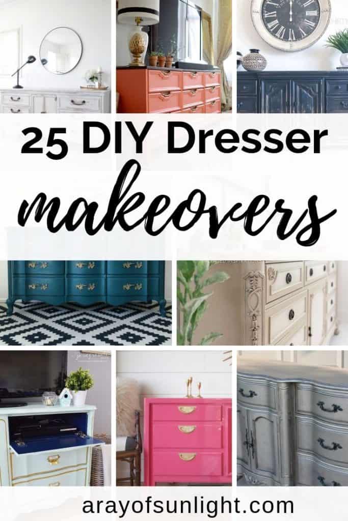 25 DIY Dresser Makeovers