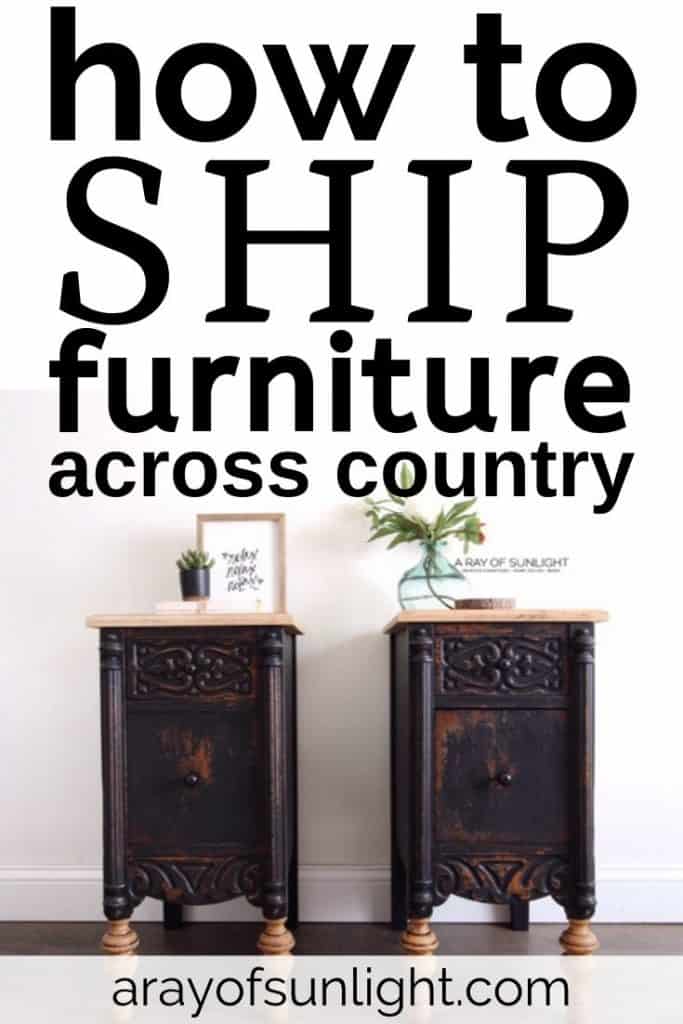 Furniture and how to ship furniture across country