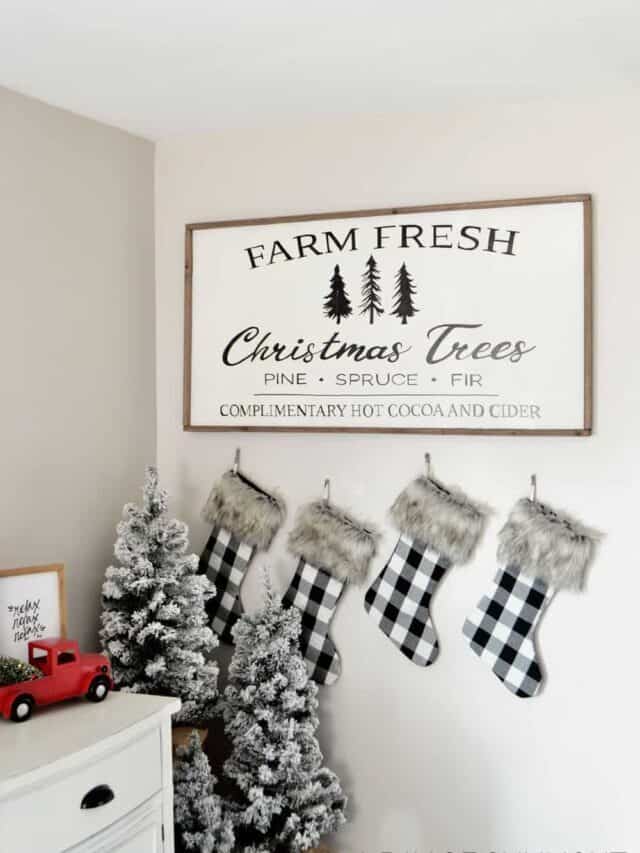 Diy Farmhouse Christmas Decor Story
