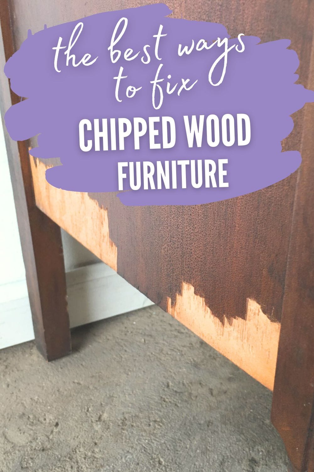 The Best Way to Fix Chipped Wood Furniture