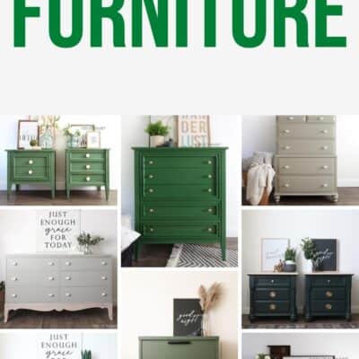 green painted furniture ideas