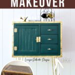trunk makeover before and after painting it green