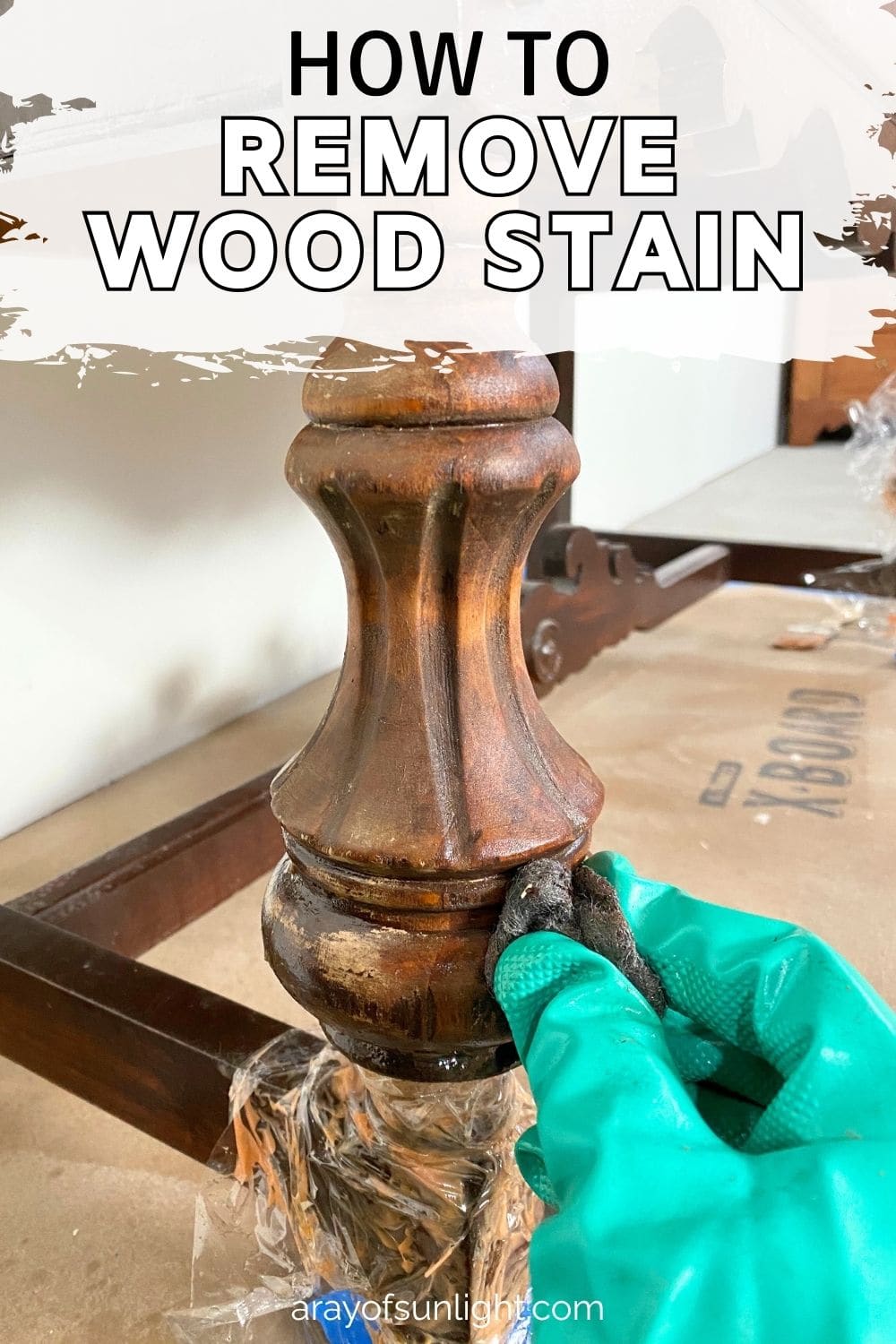 How to Remove Wood Stain