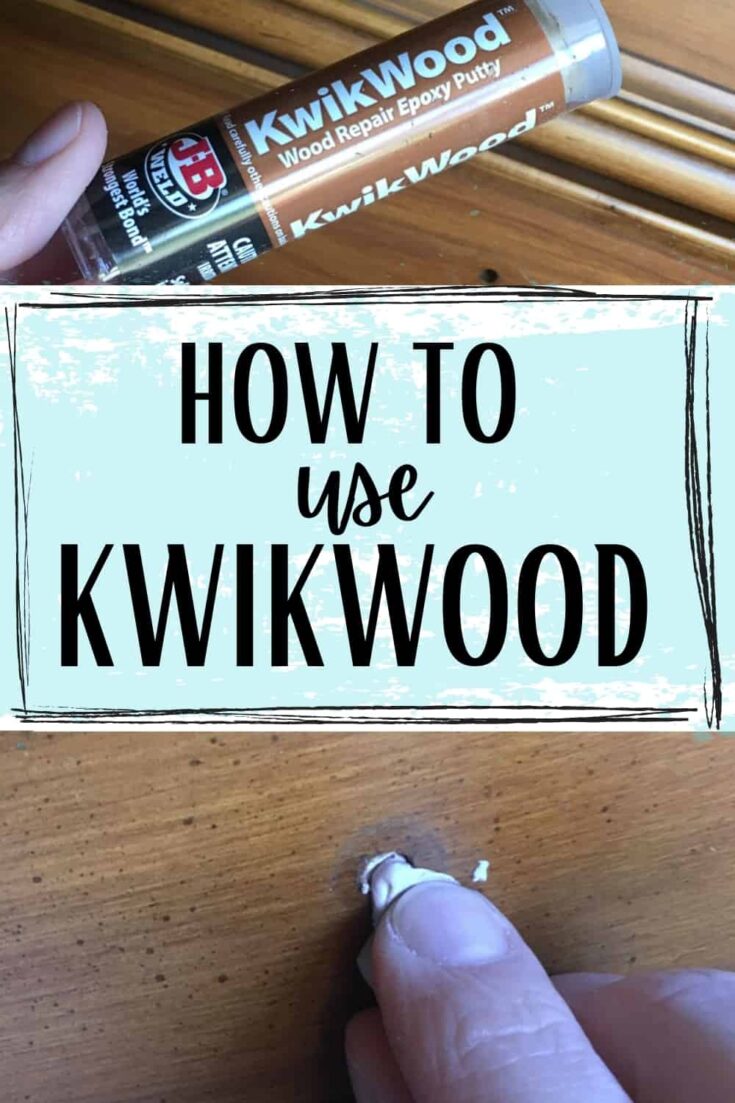 how to use kwikwood on furniture