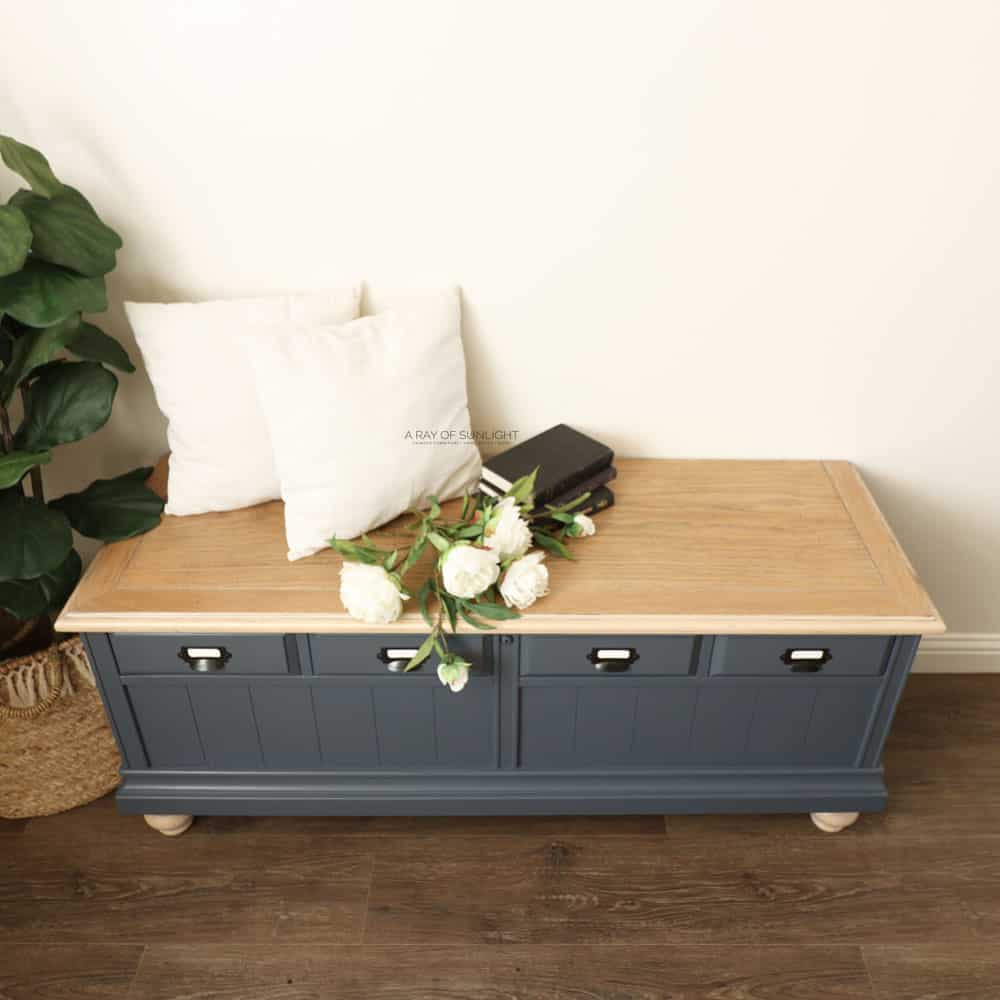 whitewashed cedar chest top and legs