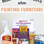 ten best products when painting furniture side by side