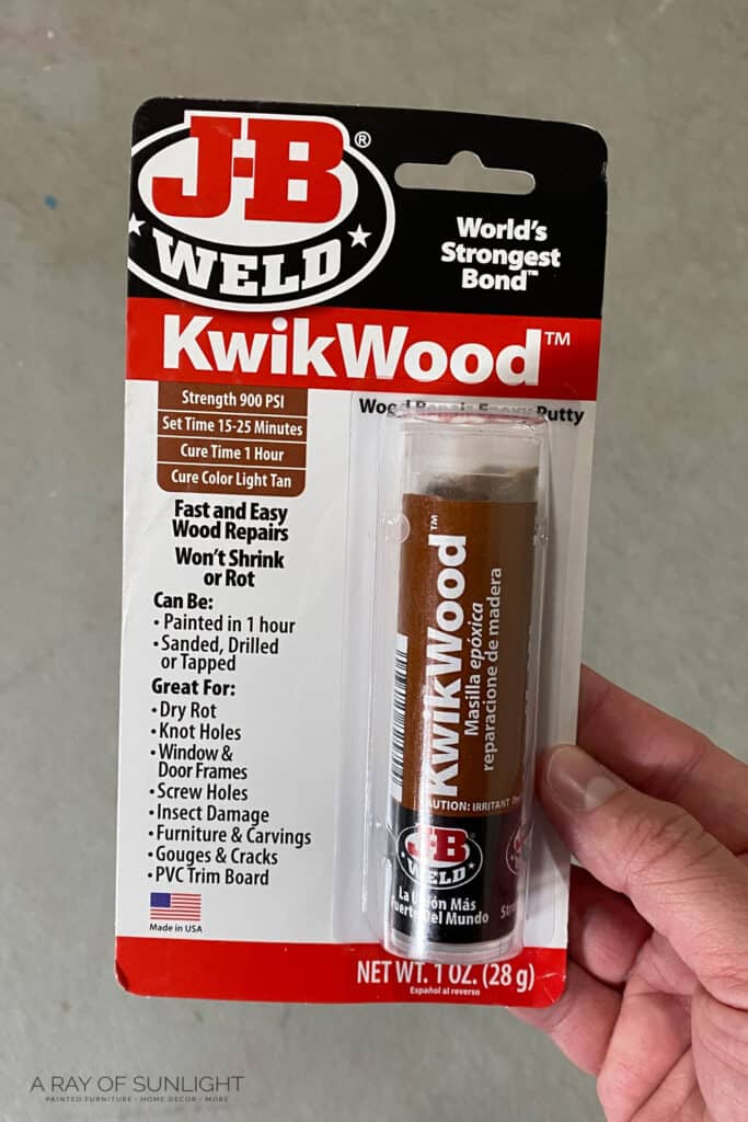 kwikwood from JB weld