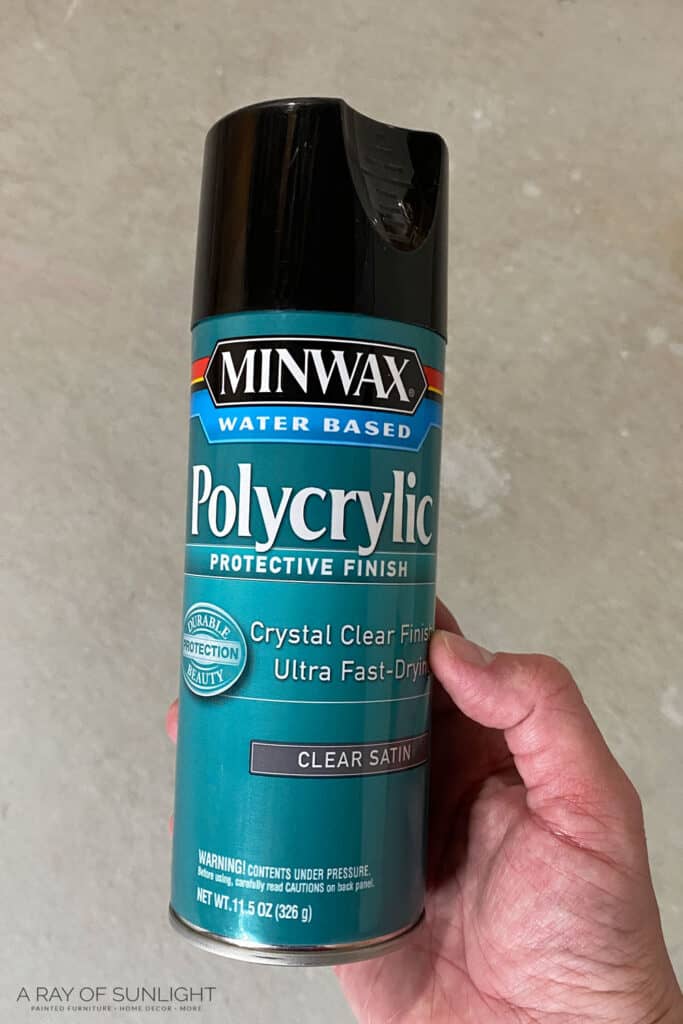 minwax polycrylic clear satin
