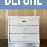 white dresser before makeover