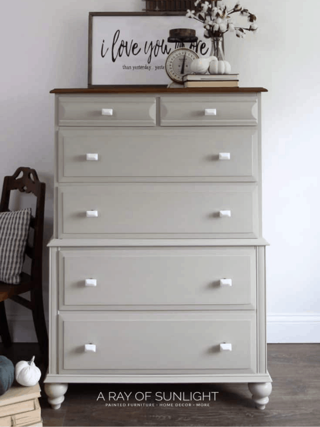 How to Decoupage Furniture with Rice Paper Story