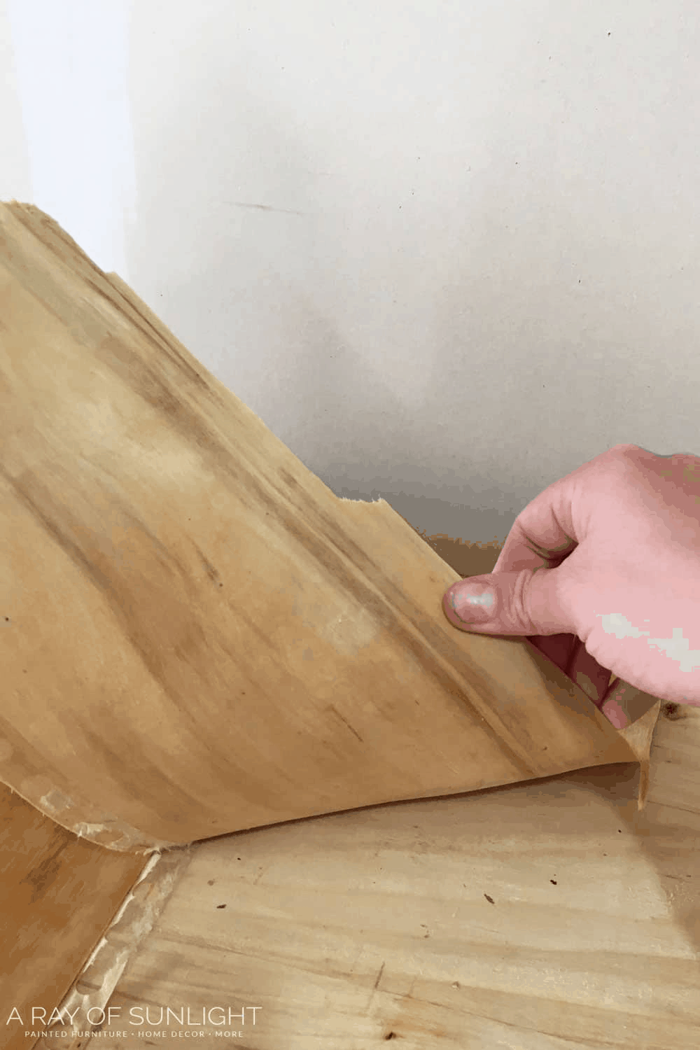 The Insanely Easy Way to Remove Veneer Story - A Ray of Sunlight