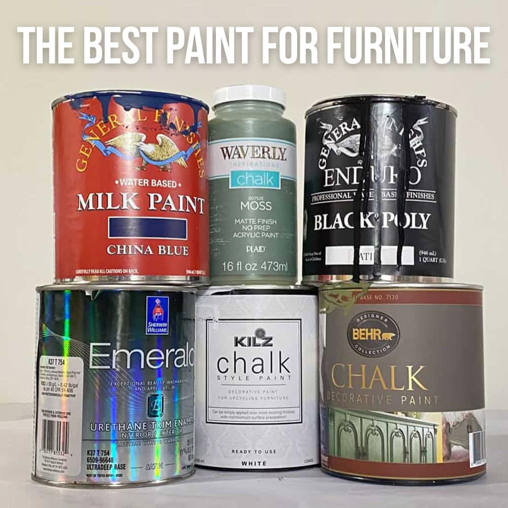 6 different types of paint for furniture