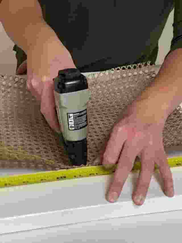 How to Install Cane Webbing to a Door Story