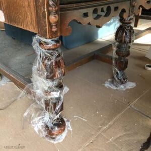 How to Remove Old Stain from Detailed Wood