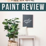 light gray painted piano bench