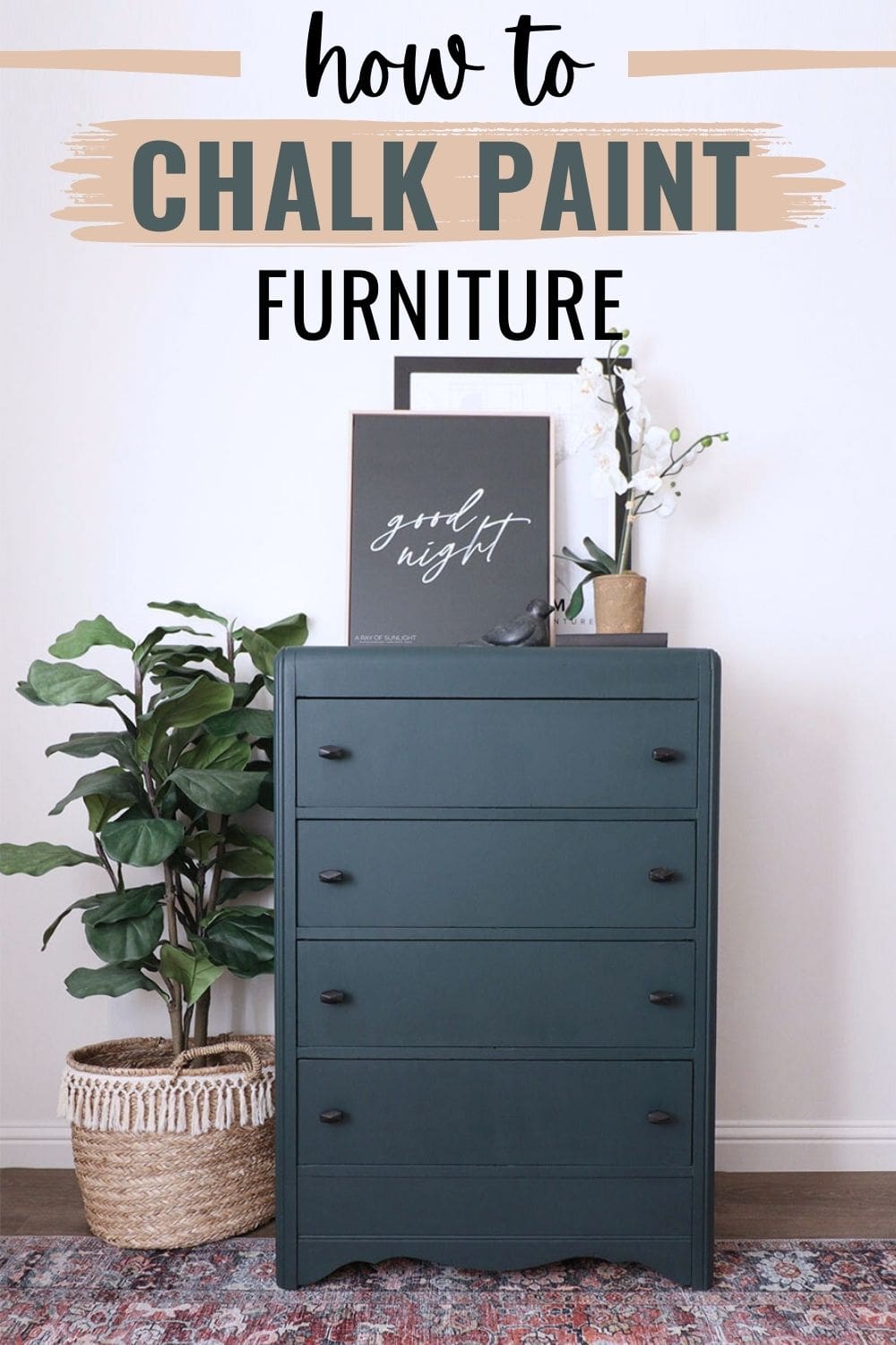 How to Chalk Paint Furniture | Step by Step For Beginners