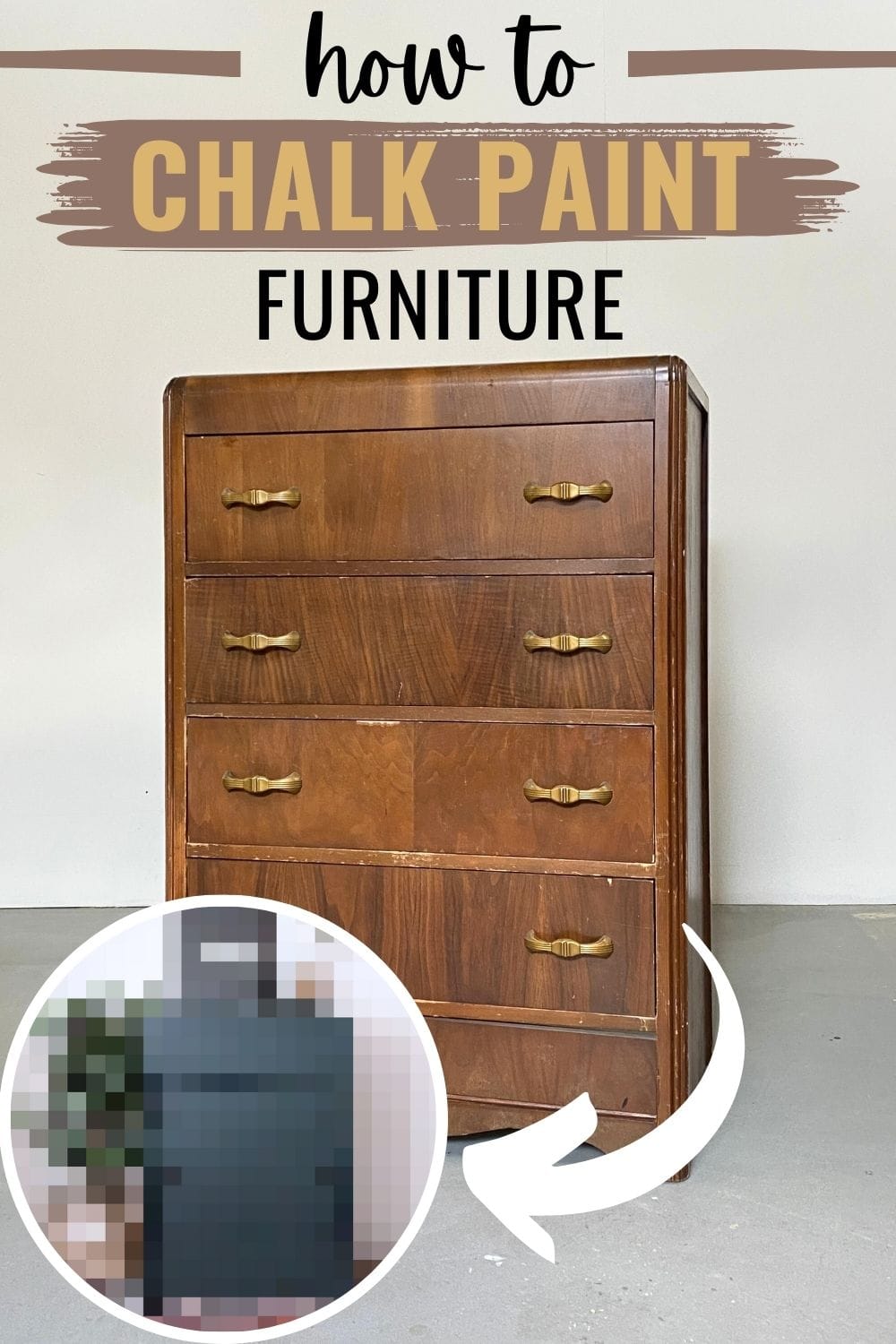 How to Chalk Paint Furniture | Step by Step For Beginners