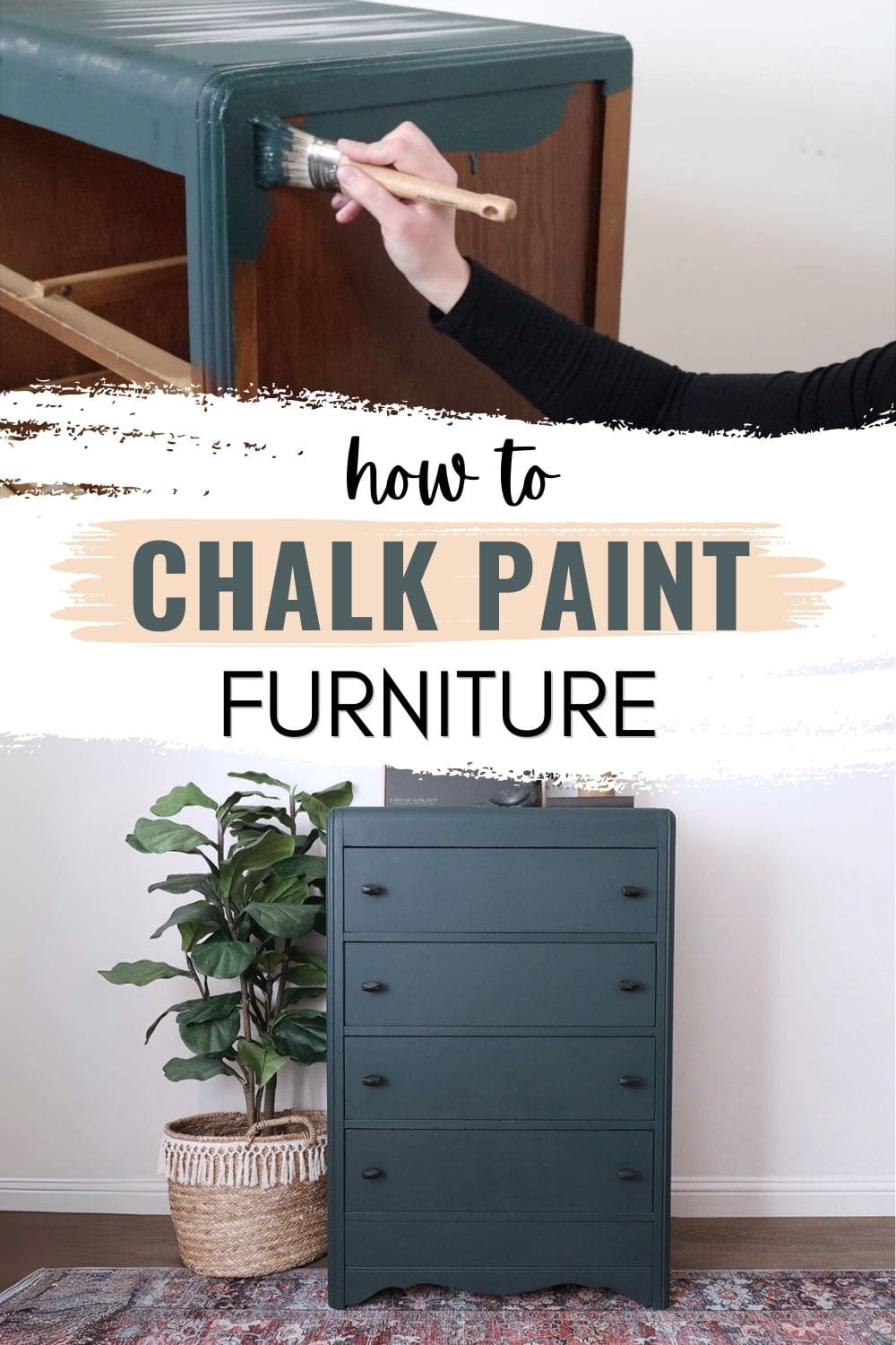 How to Chalk Paint Furniture | Step by Step For Beginners