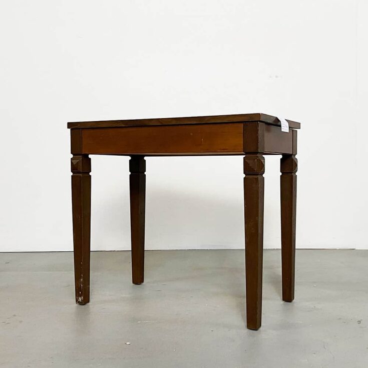 piano bench before the makeover