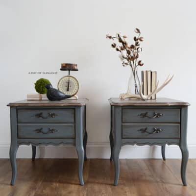 French Provincial Nightstands Makeover