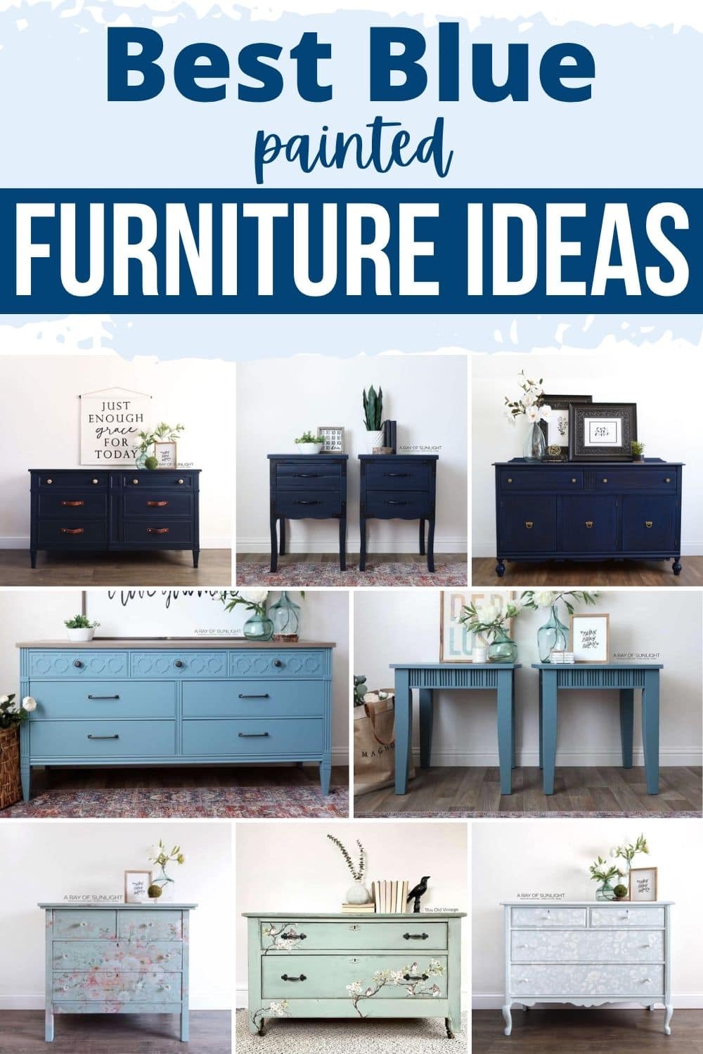 Best Blue Painted Furniture Ideas