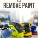 Power sanders for paint removal, handheld electric tools for home improvement projects.
