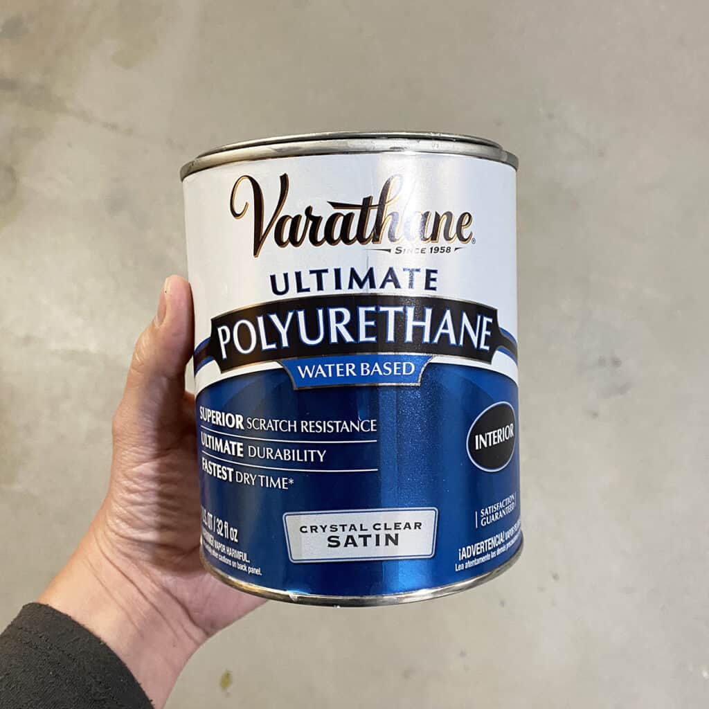 can of varathane water-based polyurethane