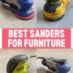 collage of different furniture sanders
