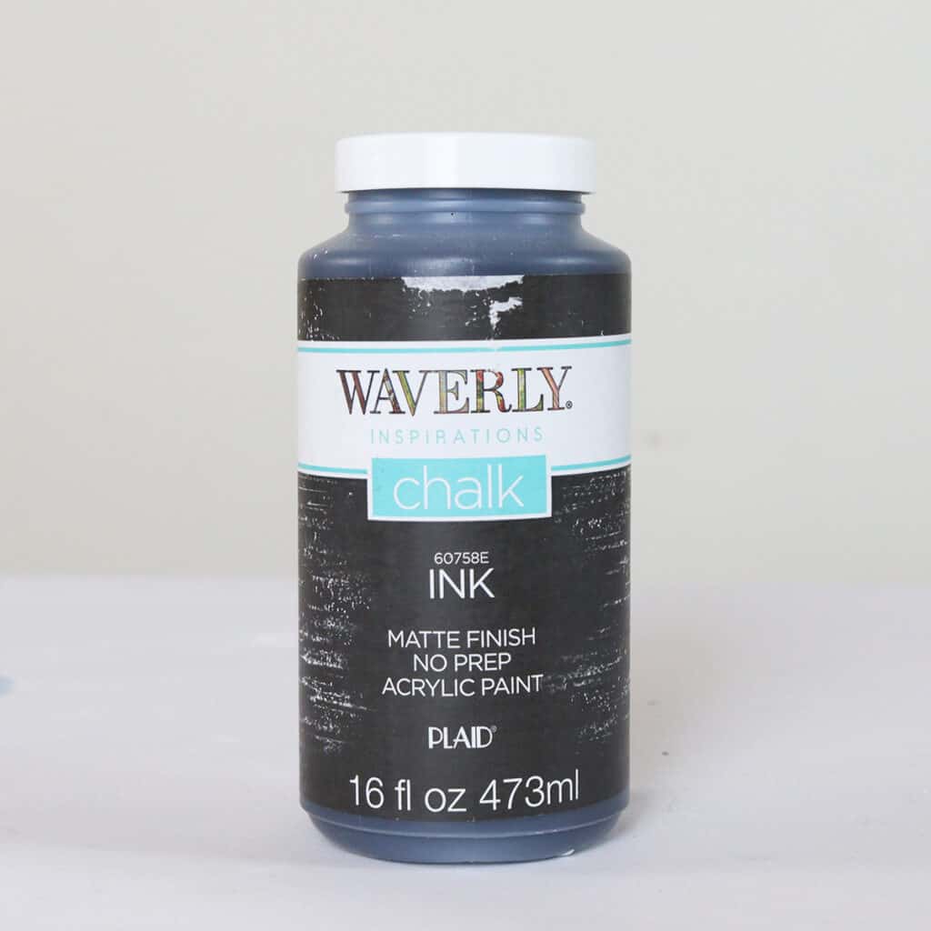 jar of waverly chalk paint in ink