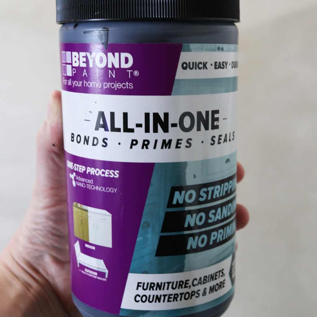 jar of beyond all in one paint