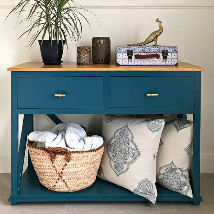 Image for Beautiful DIY Console Table with Drawers