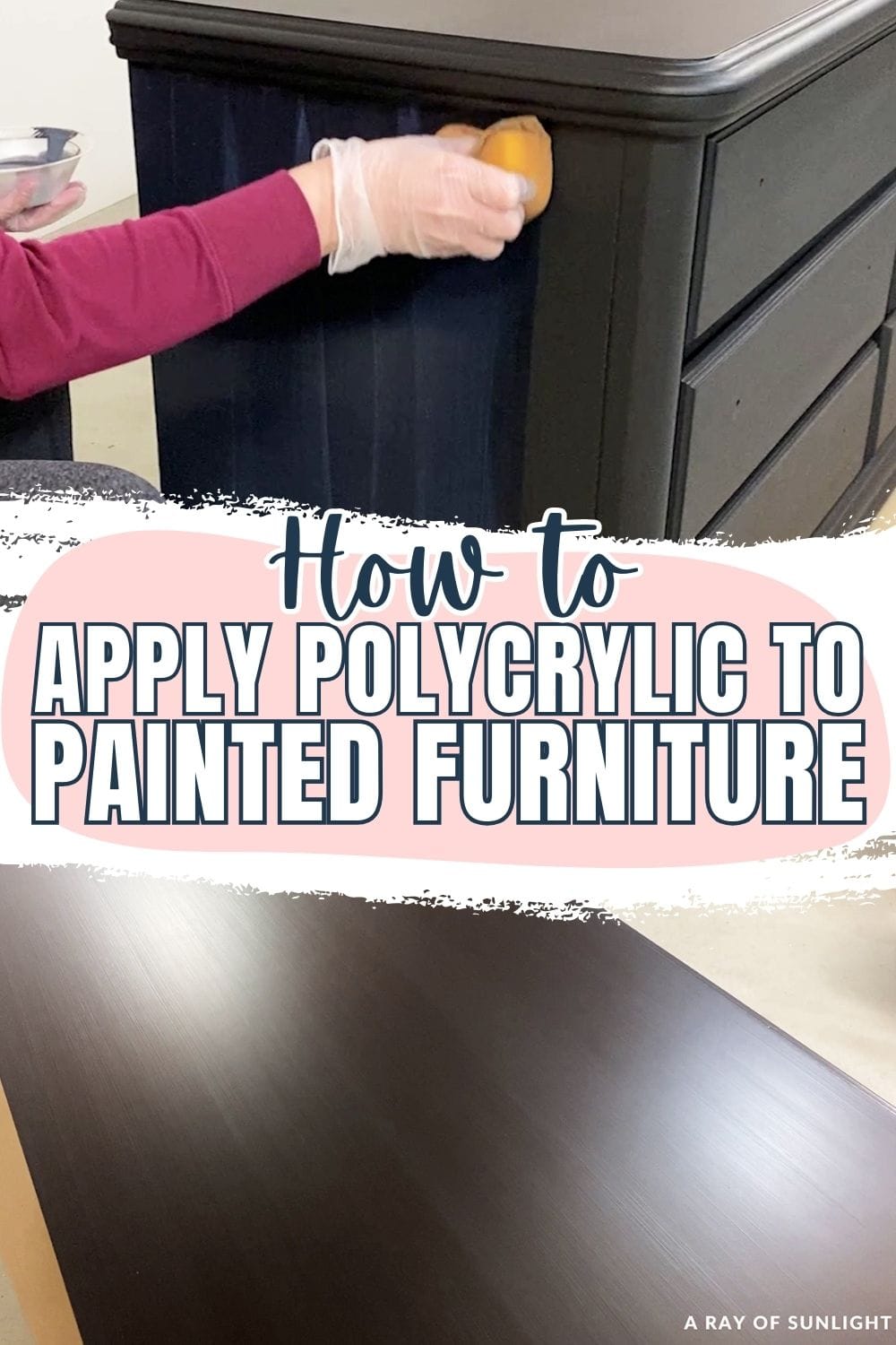 How to Apply Polycrylic to Painted Furniture