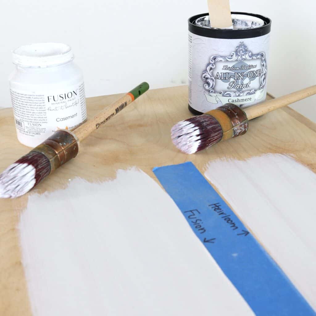 comparing heirloom traditions paint vs fusion mineral paint 