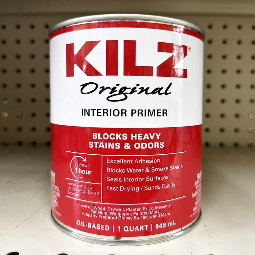 can of kilz original oil based primer