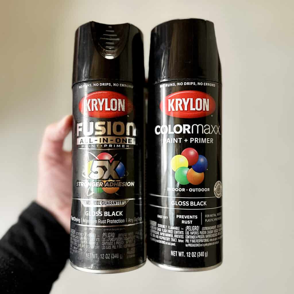 krylon fusion and krylon colormaxx spray paints