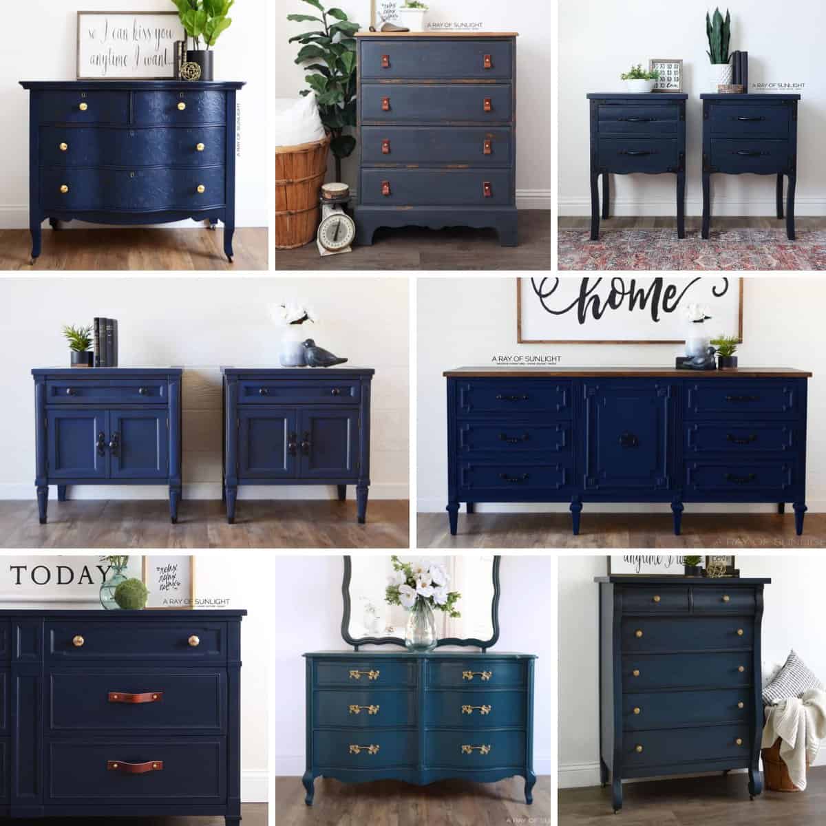 Navy Painted Furniture