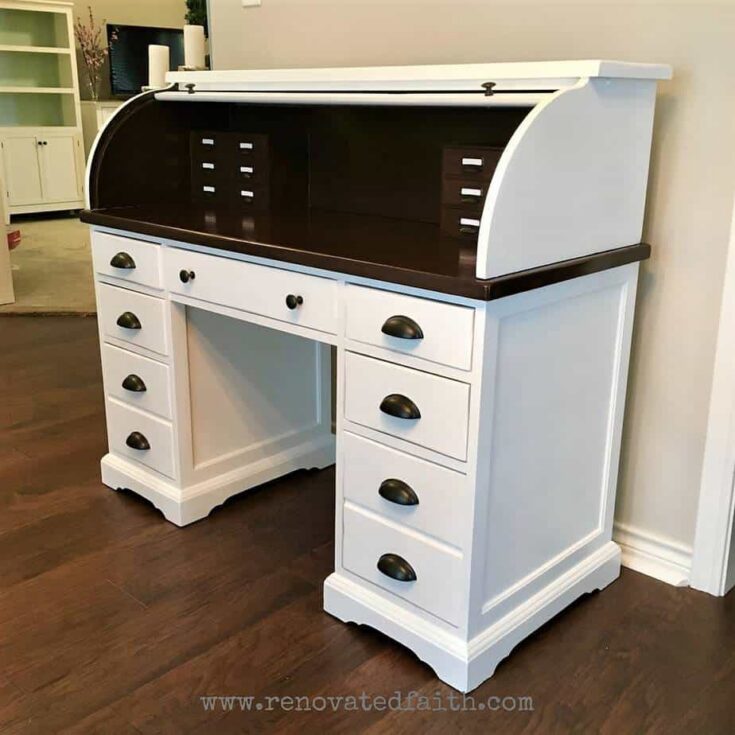 Image for Easy Roll Top Desk Makeover
