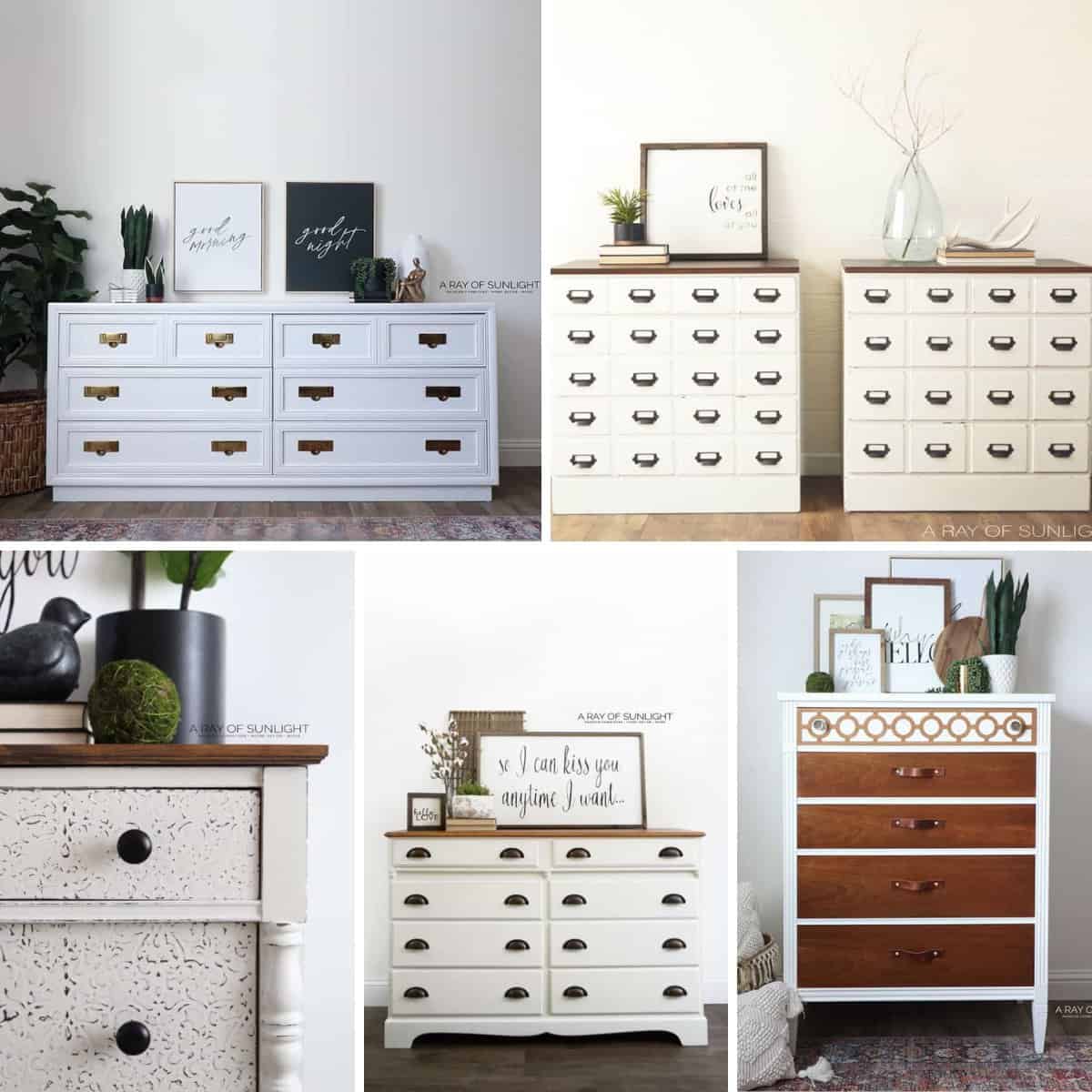 White Painted Dressers