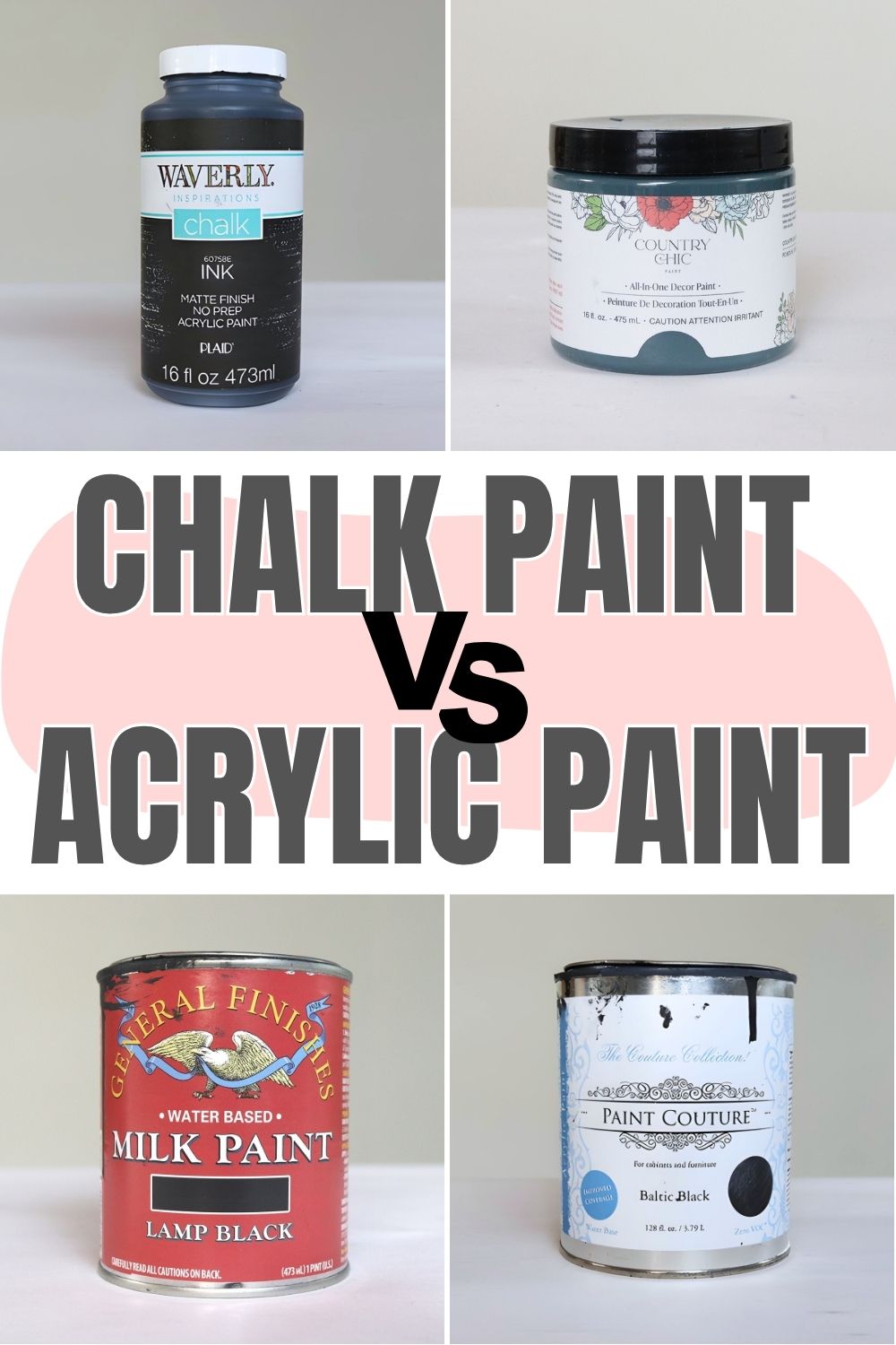 Chalk Paint VS Acrylic Paint: Which Is Best For Furniture Painting?
