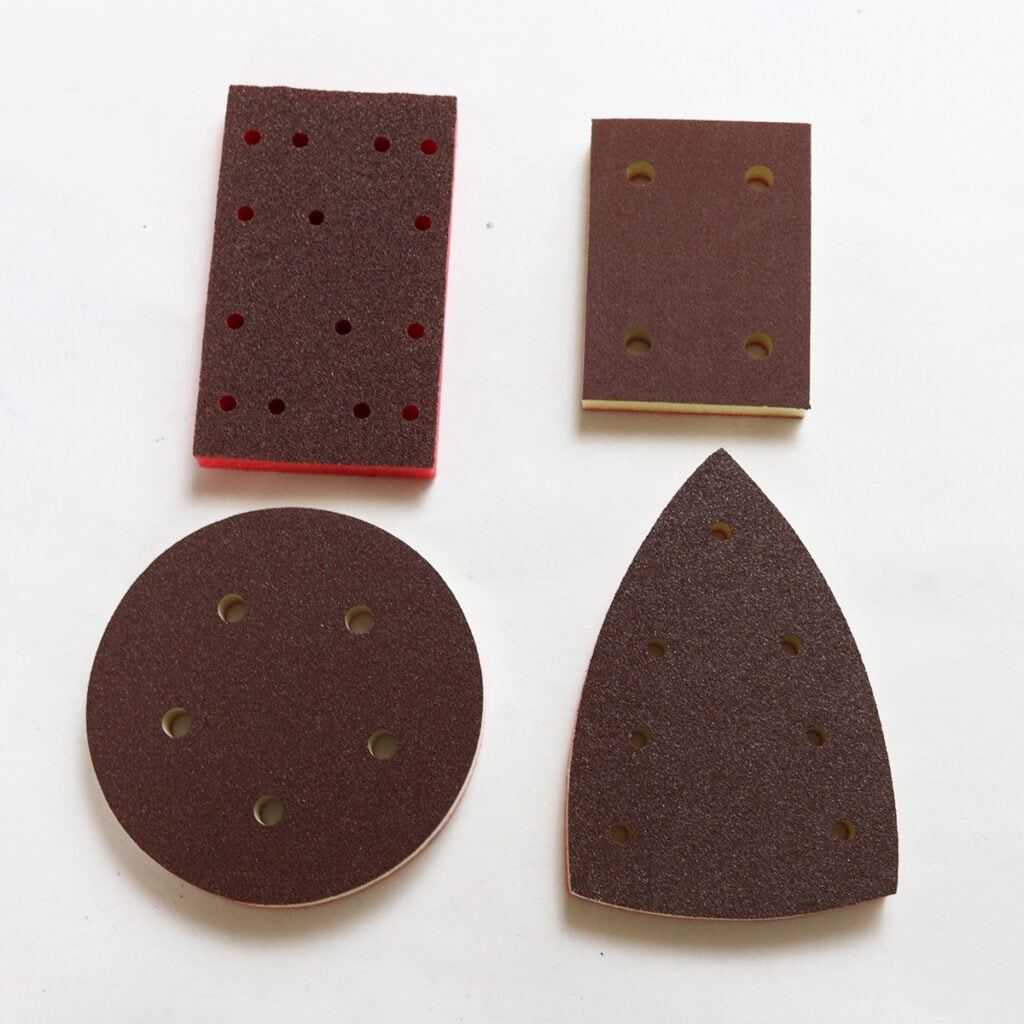 foam pads in different shapes and sizes