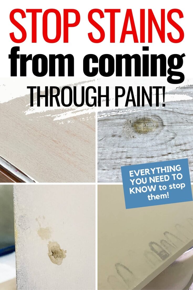 How To Stop Stains From Coming Through Paint