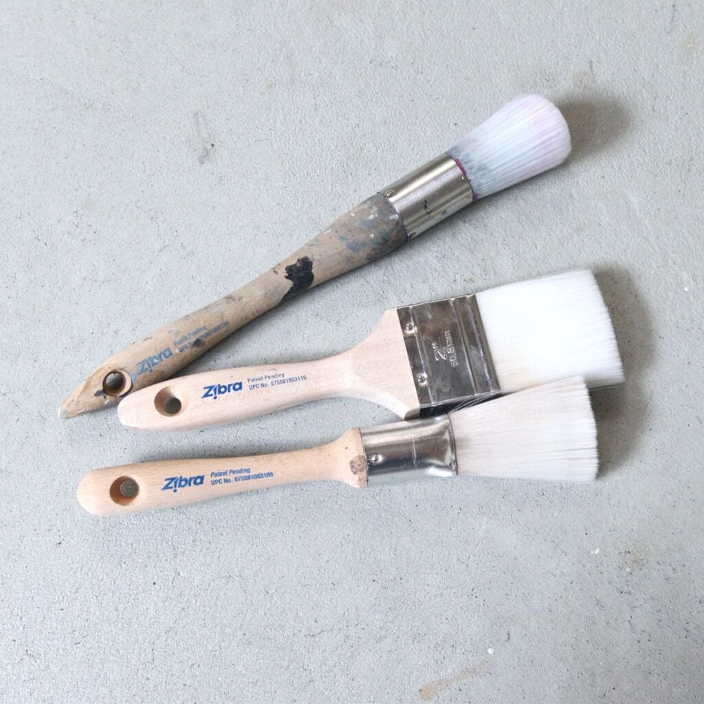 Zibra paint brushes