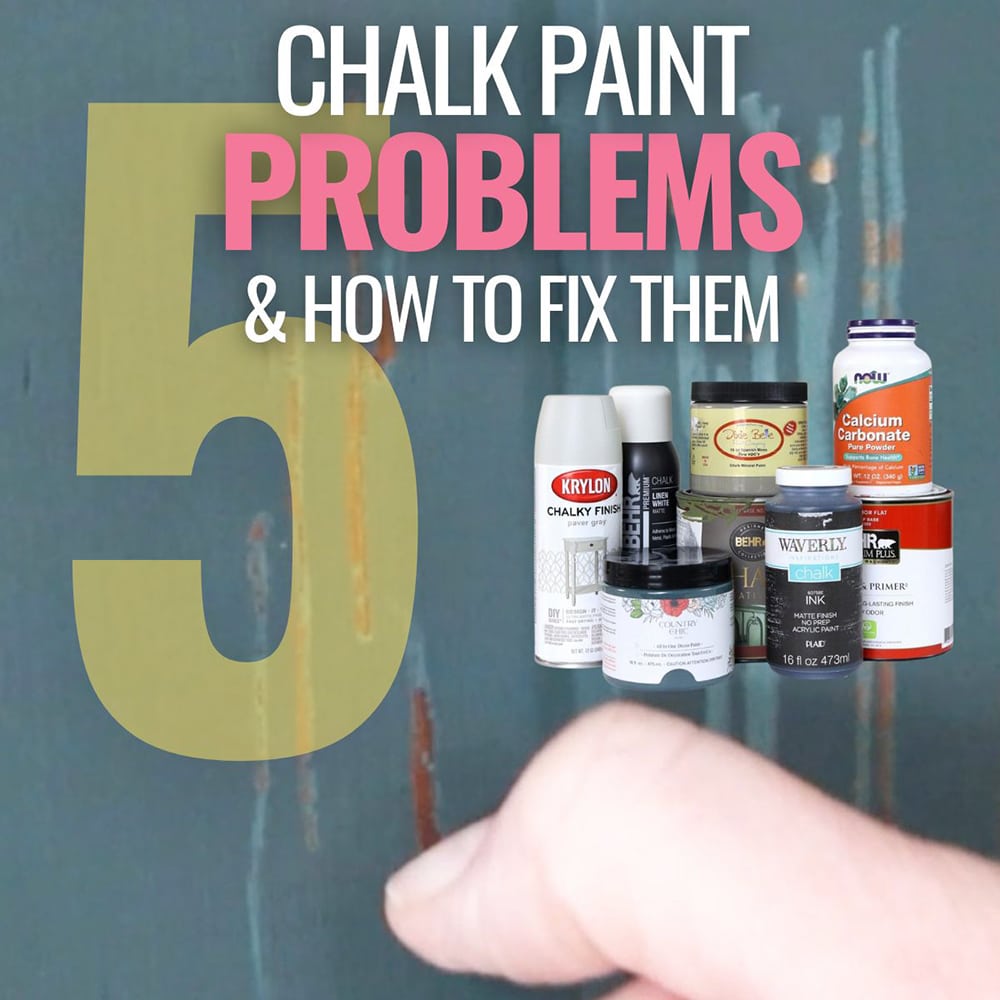 5 Chalk Paint Problems and How to Fix Them
