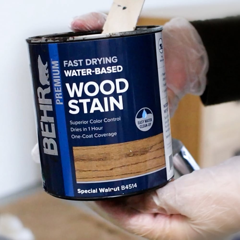 Behr premium water-based wood stain
