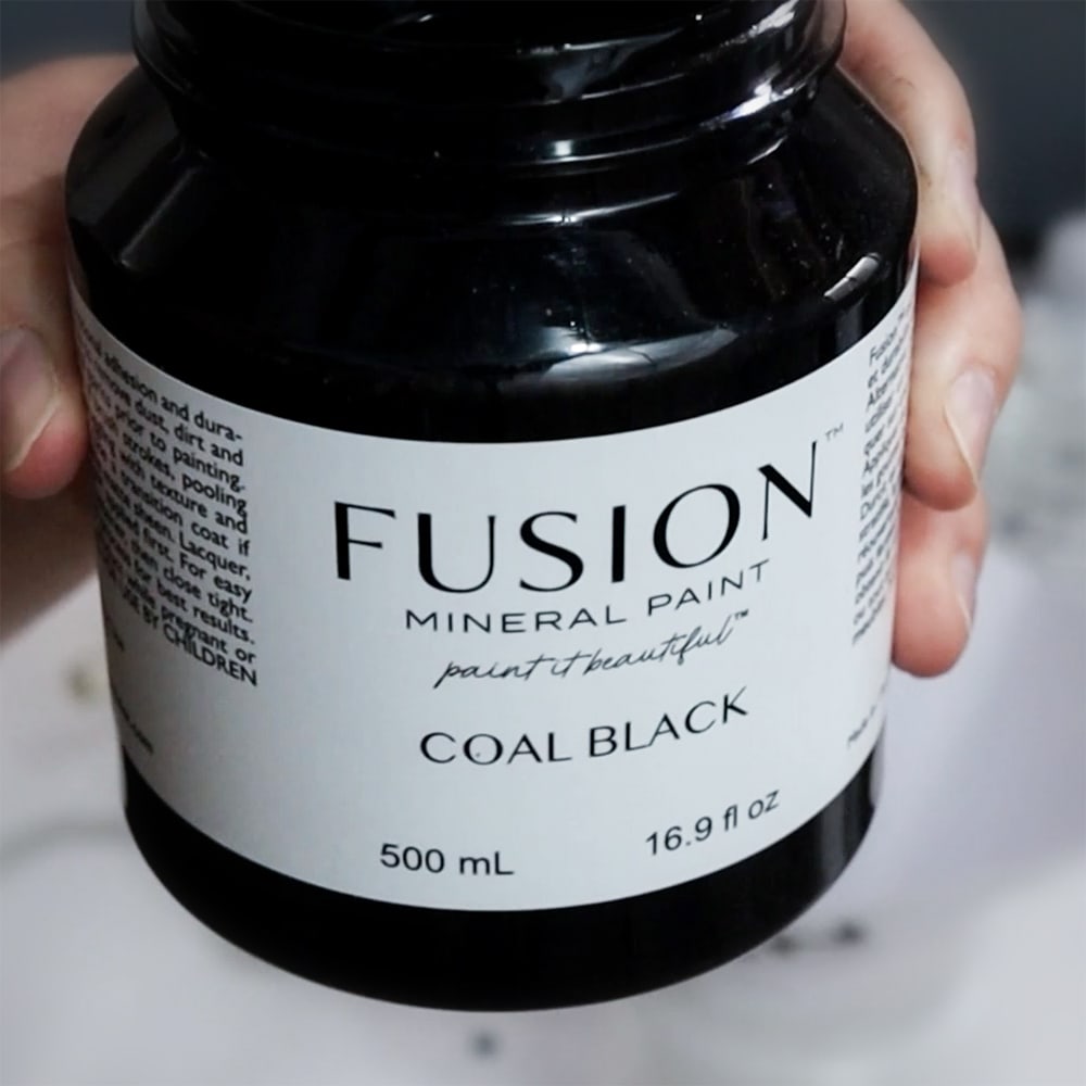 fusion mineral paint color coal black