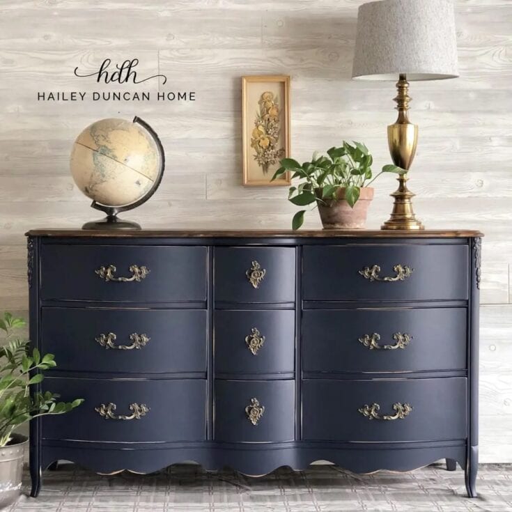 Image for Blue Dresser Makeover