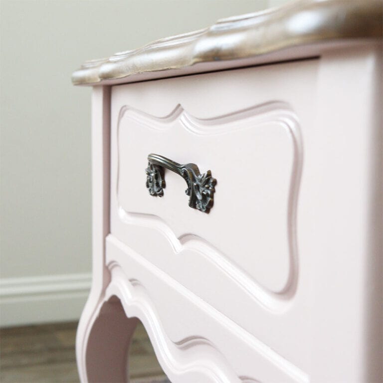 Pink Painted Nightstand